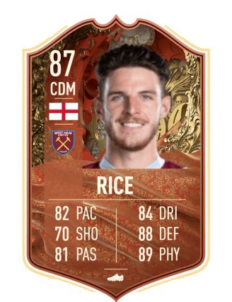 declan rice fifa all cards
